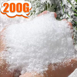 YESPERY 200g Artificial Snow Powder Christmas Fake Snowflakes Xmas Tree Decor Winter Snow Scenery Prop Party Decoration Supplies
