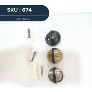 Oval Dome Floor Mounted Door Holder Catch Stopper