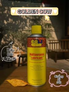 Bình xịt Bôi trơn & Chống rỉ sét GOLDEN COW 450ml - Multipurpose Lubricant