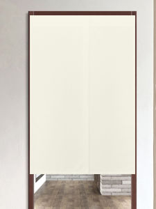 Overlapping Custom Japanese Solid-Color Fabric Door Curtain and Partition Curtain For Home Bedroom Kitchen Half Curtain Bathroom Hanging Curtain