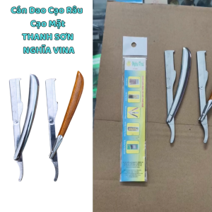 Cán Dao Cạo Râu Cạo Mặt THANH SƠN - NGHĨA VINA  Chất Liệu Gỗ Và INOX  Thợ Chuyên Nghiệp Tin Dùng Chính Hãng