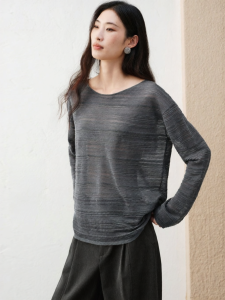 PEACEBIRD | Lace Hollow Loose Knit Sweater