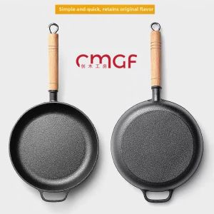 CMGF | Non-Stick Uncoated Thick Cast Iron Frying Pan