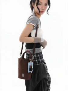 JANDRESS | Original Brown Renee Dune Bucket Bag Suede