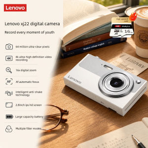 Lenovo | Lenovo XJ22 Digital Camera 16X Digital Zoom Photo Camera Student Outdoor Anti-Shake Digital Video Autofocus with 32G 128G Card