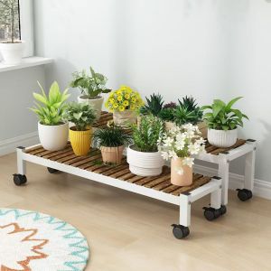 MAIYUQI | Multi-layered Wheel-equipped Planter Stand
