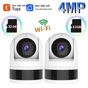 Camera An Ninh Nhà Thông Minh 4MP Tuya WiFi Tầm Nhìn Ban Đêm Giọng Nói Hai Chiều Ứng Dụng Giám Sát Từ Xa Trong Nhà Chống Trộm Với Ống Kính 3.6mm