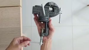 ชุดปากกาจับชิ้น หนีบโต๊ะ 360 องศา มินิ ขนาด 50 mm มีทั่งตี Dragon