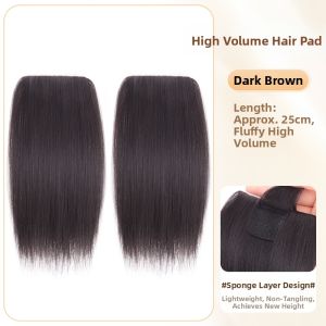 JUZITING | Natural Simulation Hair Extension for Women - Top and Sides Volume Boosting Invisible Seamless High Crown Hair Pad