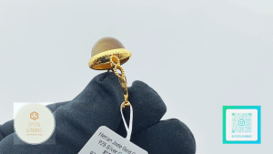 SG LOCAL - Authentic Hetian Jade Gold Candy 925 Silver Gold Ring 和田玉金糖925银金戒子