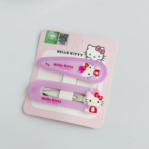 Adorable Sanrio Childrens Hair Clips Kitty Cat Side Bangs Girls BB Clips Kawaii Hair Accessories for Little Girls