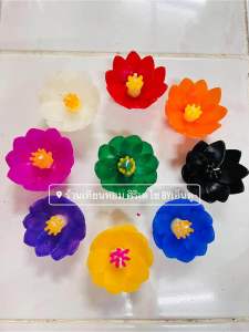 เทียนหอม ดอกบัวลอยน้ำ เทียน ปั้นด้วยมือ เทียนลอยน้ำ ผู้ผลิตโดยตรง