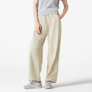 Hotwind | Slim Straight Banana Design Black Pants