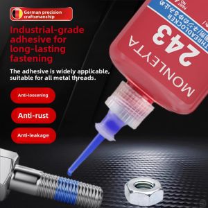 MONLEYTA | German Thread Glue Anti-Lock Tightening Adhesive Metal Screw Sealing High Strength Removable Durable Thread Locking Compound