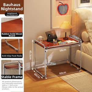 Novel Elegant High-End Wooden Bedside Nightstand