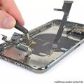 สายแพสำหรับชาร์จ iPhone 15 PLUS 14 13 12 11 Pro ที่ชาร์จ USB ตัวเชื่อมต่ออะไหล่สำหรับเปลี่ยนโทรศัพท์มือถือ. 