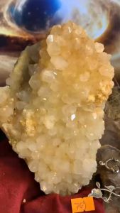 (VIP) Hốc đá Thạch Anh vàng nhạt Citrine Quartz to lớn tự nhiên thô sơ năng lượng vũ trụ thiền định 769