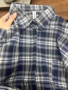 YIWEIYI | Áo Sơ Mi Caro Tay Dài Mới Độc Đáo Cho Phụ Nữ Mặc Thường Ngày Mùa Xuân