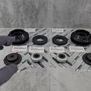 Karet Support Shock Depan+BEARING+TATAKAN+KARET PEREDAM TOYOTA ALL NEW YARIS VIOS 2014-2017 1SET