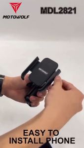 🔥Ready Stock🇲🇾 MOTOWOLF Phone Holder Motorcycle Bicycle Handphone Holder Aluminium Foodpanda Grabfood Y15ZR Y16 RS15 EX5 MDL2821 / MDL2805B