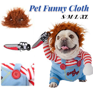 Pet Cosplay Costume Halloween Scary Dog Cat Funny Party Cosplay Apparel Clothing Party Clothing