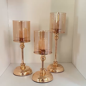 Candlestick Nordic style retro luxurious minimalist used for home decoration dining tables