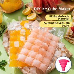 WEIHEHU | Transparent Self-Sealing Ice Mold Bags