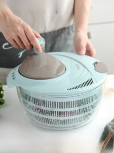 Onlycook Kitchen Salad Vegetable Dehydrator Home Use Washing Spin Machine Water Spinner Dryer Efficient Vegetable Preparation Tool