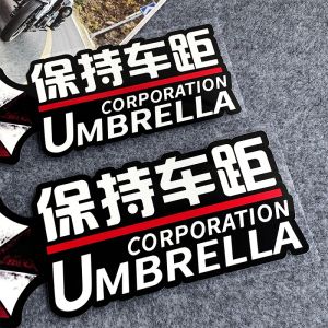 Vùng Đất Quỷ Dữ cảnh báo xe nhãn dán duy trì khoảng cách cá nhân nhãn dán cơ thể che vết trầy xước sửa đổi tấm dán logo