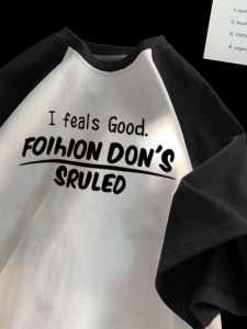 Áo Thun Nam Tay Ngắn Mùa Hè 2025 Mới Màu Đen Trắng Đan Xen Cổ Tròn Cotton Nguyên Chất Thời Trang Thường Ngày Thoải Mái Thoáng Khí