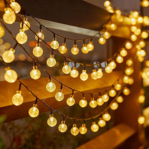 Solar Christmas Lights Bubble Ball Lights Spherical Fairy Lights Home Christmas Party Decoration