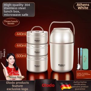 Olodo | Stainless Steel Microwave Safe Bento Box