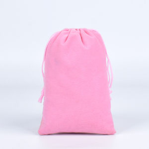 50pcs 5x7/7x9/10x12/13x18cm Velvet Bag Drawstring Wedding Party Candy Gift Bag Earphones Cosmetics Storage Bag Reusable