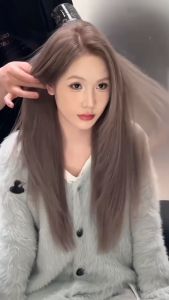 👩สีย้อมผม ยาย้อมผม สีผมเด่นขาว ย้อมสีสุขภาพ 2025 สีย้อมผม สารบริสุทธิ์จากพืชธรรมชาติกลิ่นหอมสดชื่นไ ซื้อ 🌹100ml แถม 100ml