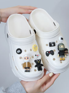 Trendy Breathable Cute Bathroom Slippers Womens Anti-Slip Simple Summer Nurse Ninja High Heel Sandals Female Slip-On Shoes