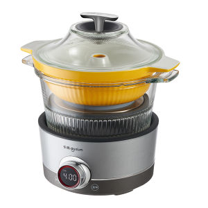 Donlim Electric Steamer Pot Automatic Soup Making Water Separation Multi-Function Steaming Pot for Home Use