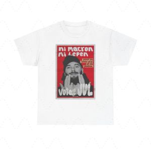 French Rapper Vote Jul Fashion Graphics T-Shirt Men Women Hip-Hop Tops Casual Streetwear 3d Quick Drying Parent-Child T-Shirts