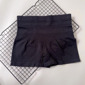 High-Waist Seamless Yoga Sports Briefs Breathable Fitness Three-Quarter Length Shorts Womens Comfortable Underwear