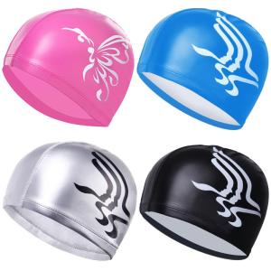 SHANNAIER | High Elasticity Ear Protection Long Hair Swim Cap