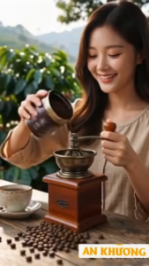 Cà Phê Rang Mộc - Cà Phê Sạch An Khương - CÀ PHÊ XAY  ARABICA 1 - Vị Nguyên Bản