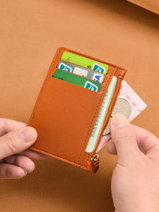 Ultra-Thin Mini Wallet for Women Simple One-Piece Driving License Card Holder Bank Card Clip Compact Multi-Card Slot Purse