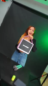 EasyandPerfect EP-WINDY 18W GLITTER PREMIUM ลำโพงบลูทูธพร้อมไมค์ 2 ชิ้น รับประกัน 1 ปี