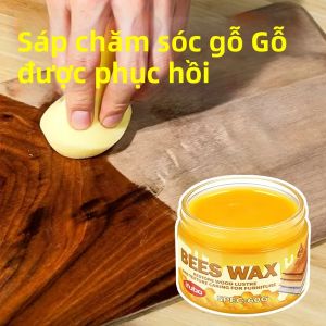 Sáp Ong Tự Nhiên IFUBO 60g Đánh Bóng Sàn Xe Hơi Phục Hồi Nội Thất & Đồ Gỗ Chống Oxy Hóa