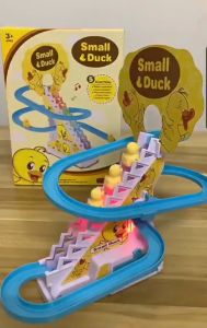 ของเล่นเด็ก อายุ1-3ปีเป็ดไตบันได มีไฟ มีเสียงเพลง เล่นได้ไม่มีเบื่อ ของเล่นเสริมทักษะและพัฒนาการ เป็ดขึ้นบันไดTY161