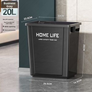 FURENJILI | French Style Household Multi-Use Waste Basket