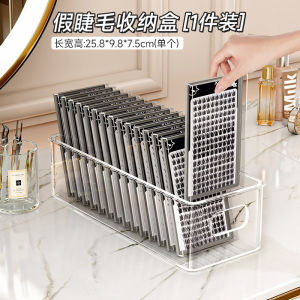 Large Capacity Transparent False Eyelash Storage Box Professional Bridal Eyelash Organizer Display Case for Beauty Cart