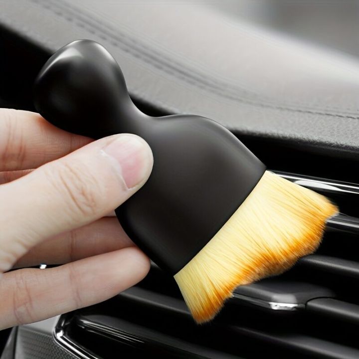 Car Brush, Car Interior Cleaning Tool, Curved Design Dirt Dust Clean