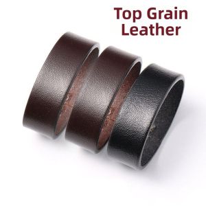 YUYOU | Genuine Leather Mens Belt Tail Fixing Ring Adjustable Buckle Connector