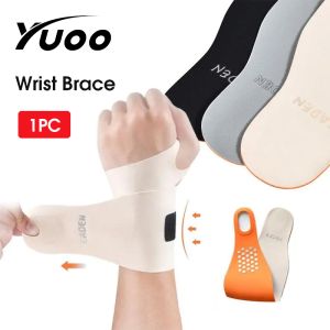 Yuoo 1 chiếc dây đeo cổ tay gân Băng bảo vệ nẹp Băng cổ tay hỗ trợ cổ tay giảm đau khớp ống cổ tay bong gân gân