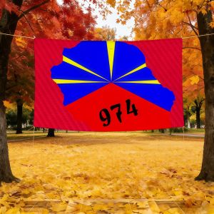 flag Best R-Reunion Price For Outdoor Camping Party Club Banner Decoration I-Island 974 Ornaments